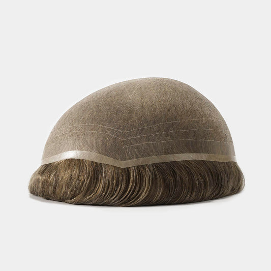 Monofilament Toupee for Men Wholesale 80% Density
