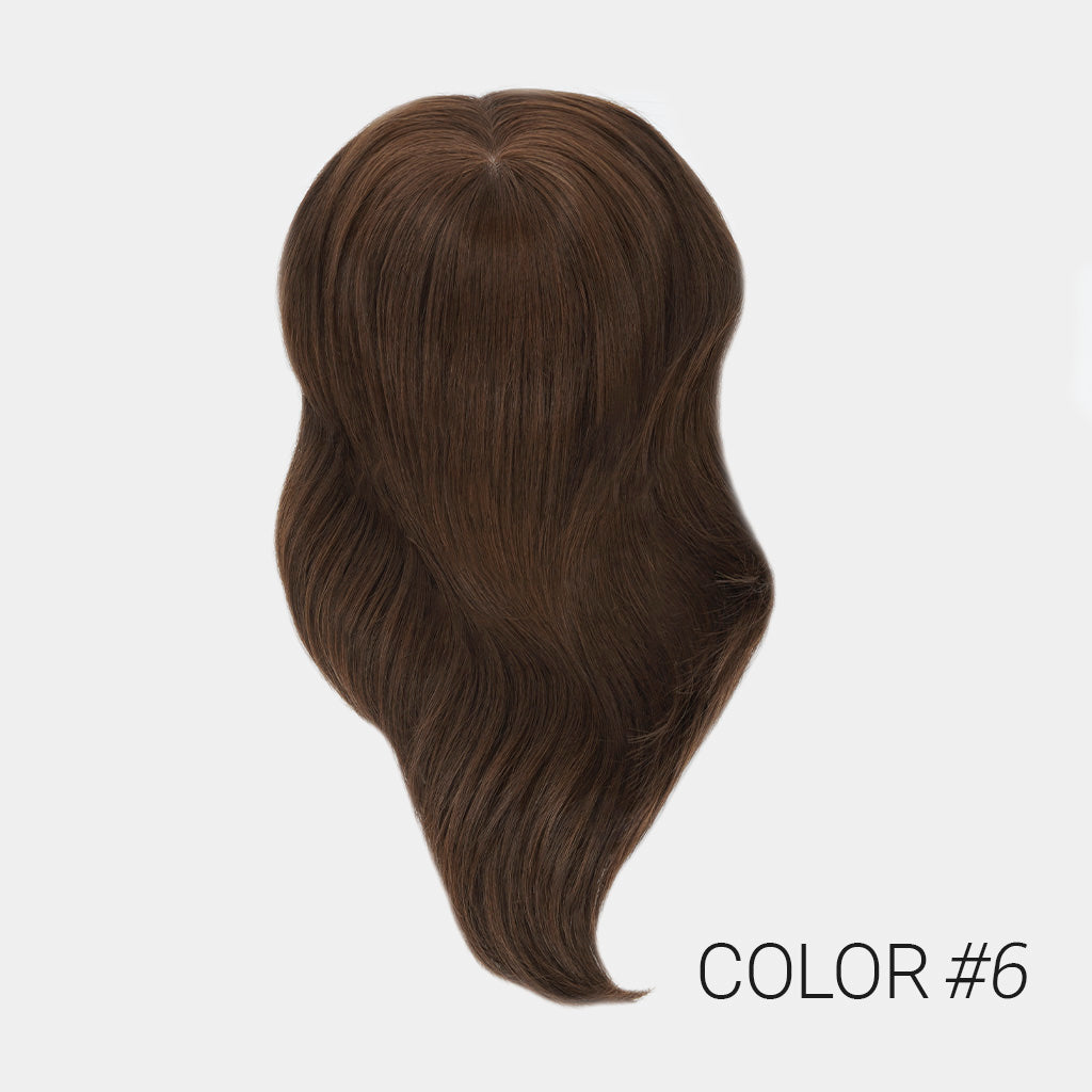 Top-Tier Silk Top Topper With Cuticle-Aligned Mongolian Hair