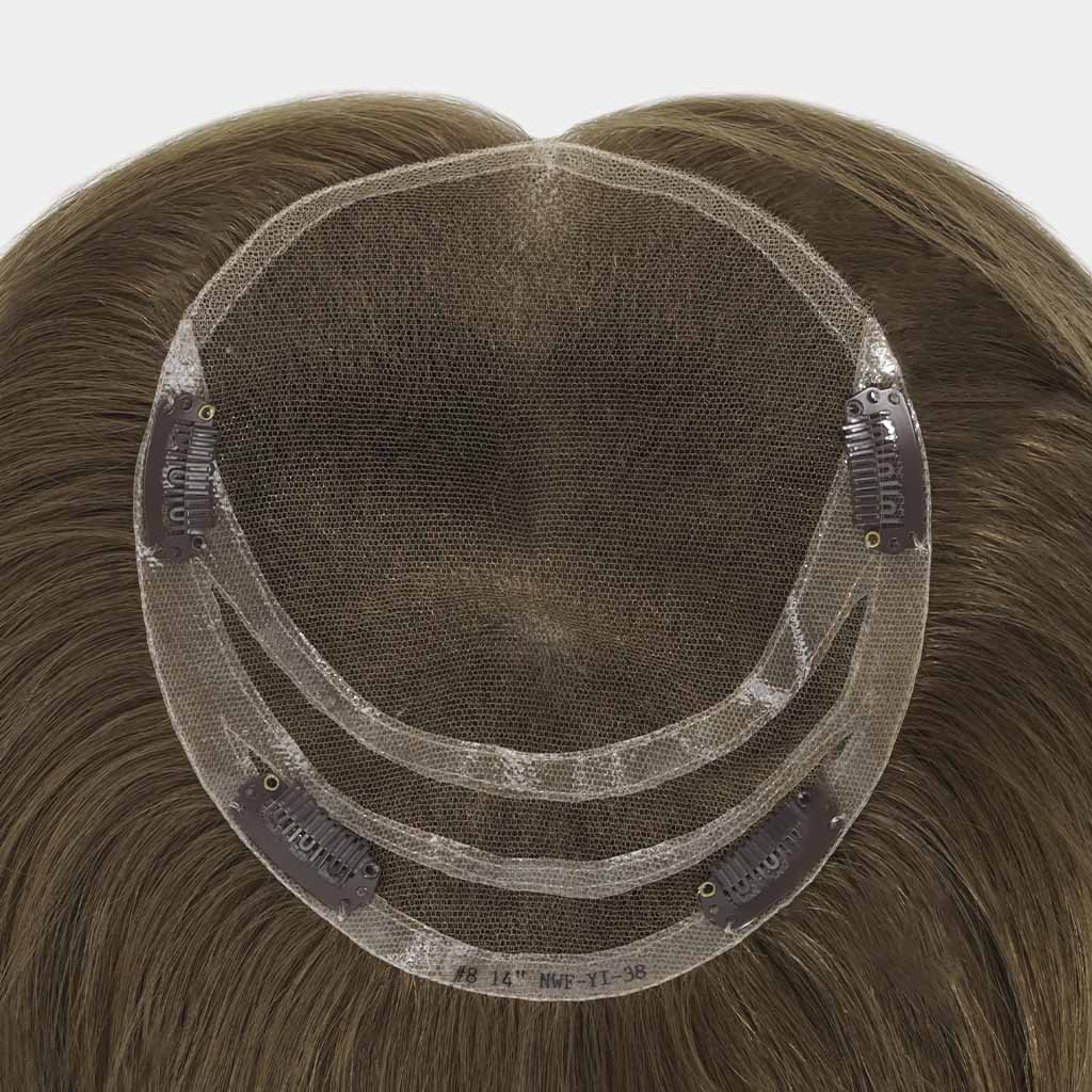 Invisiable Hair Topper With Premium Remy Human Hair