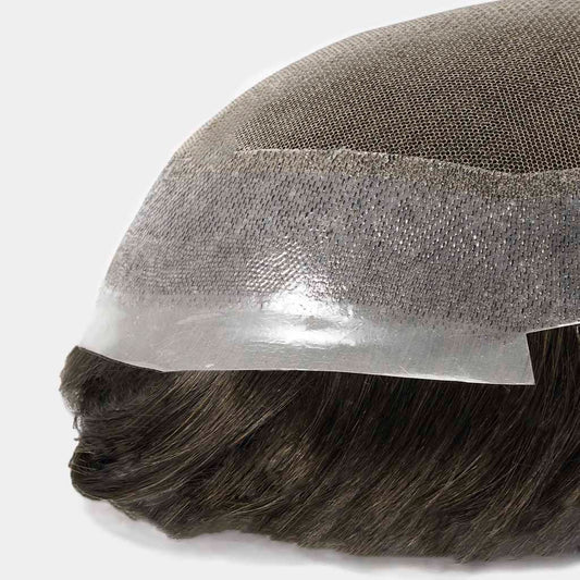 AUSTRALIA Men's Lace Hair System With PU Perimeter Wholesale
