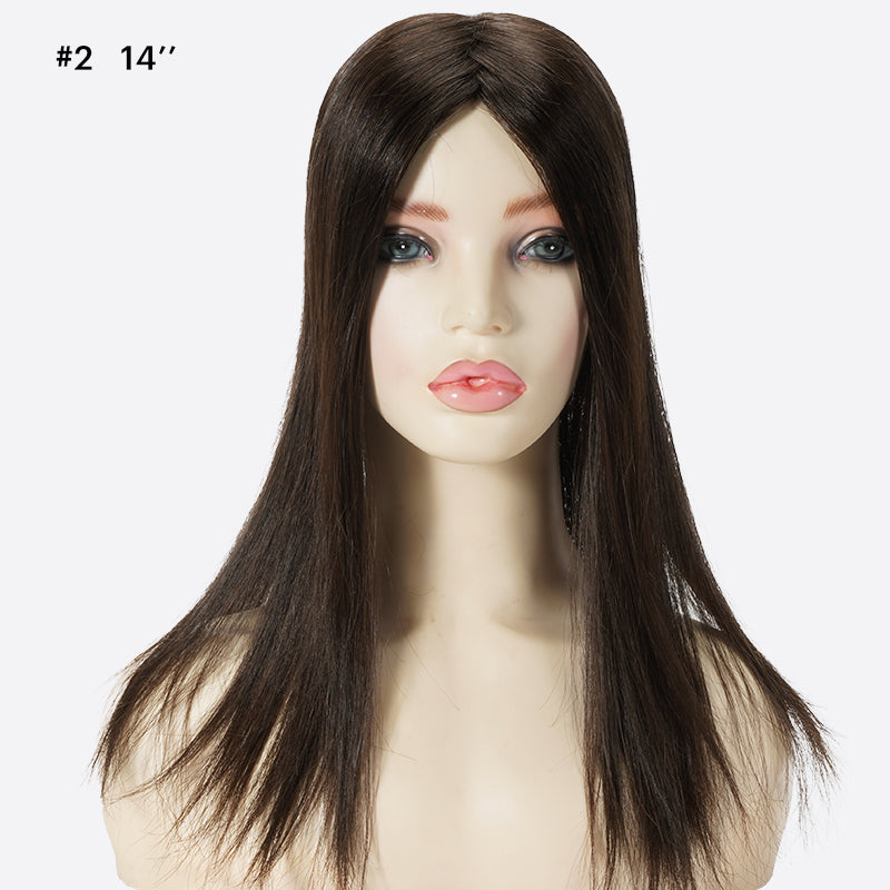 Tora Hair Topper With Virgin Hair Is Silk Top Mono Toppers