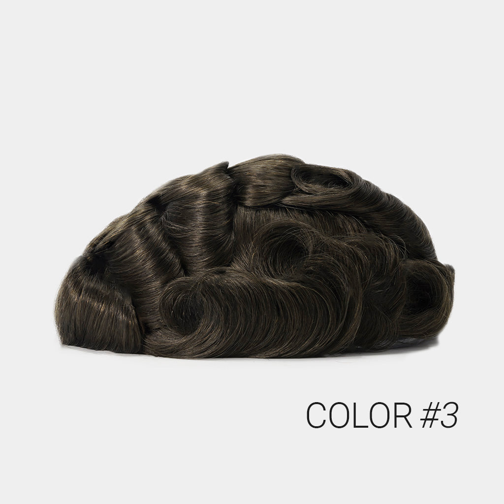 AUSTRALIA Men's Lace Hair System With PU Perimeter Wholesale