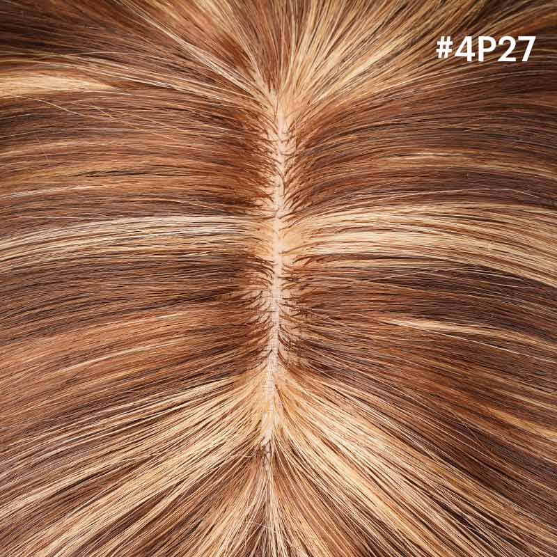 Human Hair Silk Top Topper Is Highlighted Hair Topper