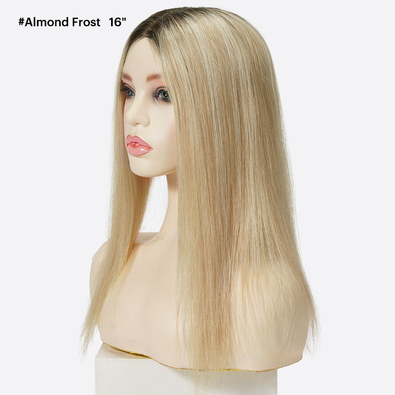 Rose Women’s Hair Toupee Is Mono Toupee With NPU Perimeter
