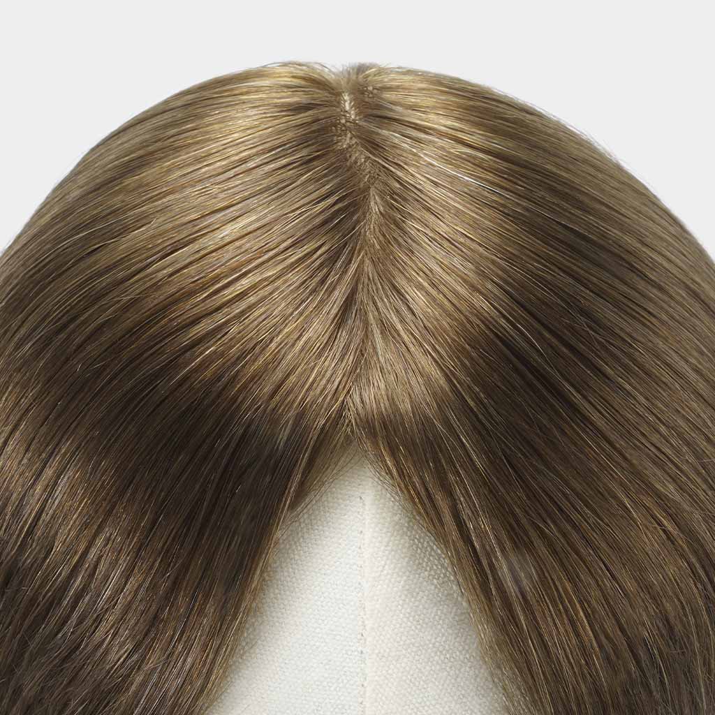 Stock Silk Top Human Hair Topper With Remy Hair