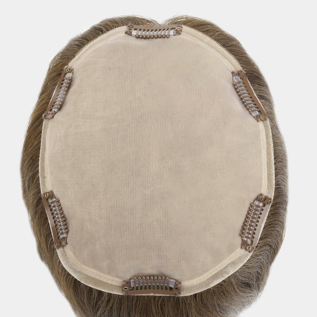 Clip-in Silk Top Human Hair Topper for Women