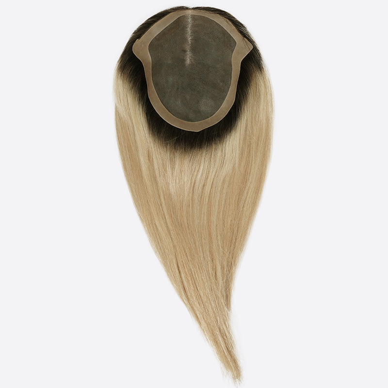 Rose Women’s Hair Toupee Is Mono Toupee With NPU Perimeter