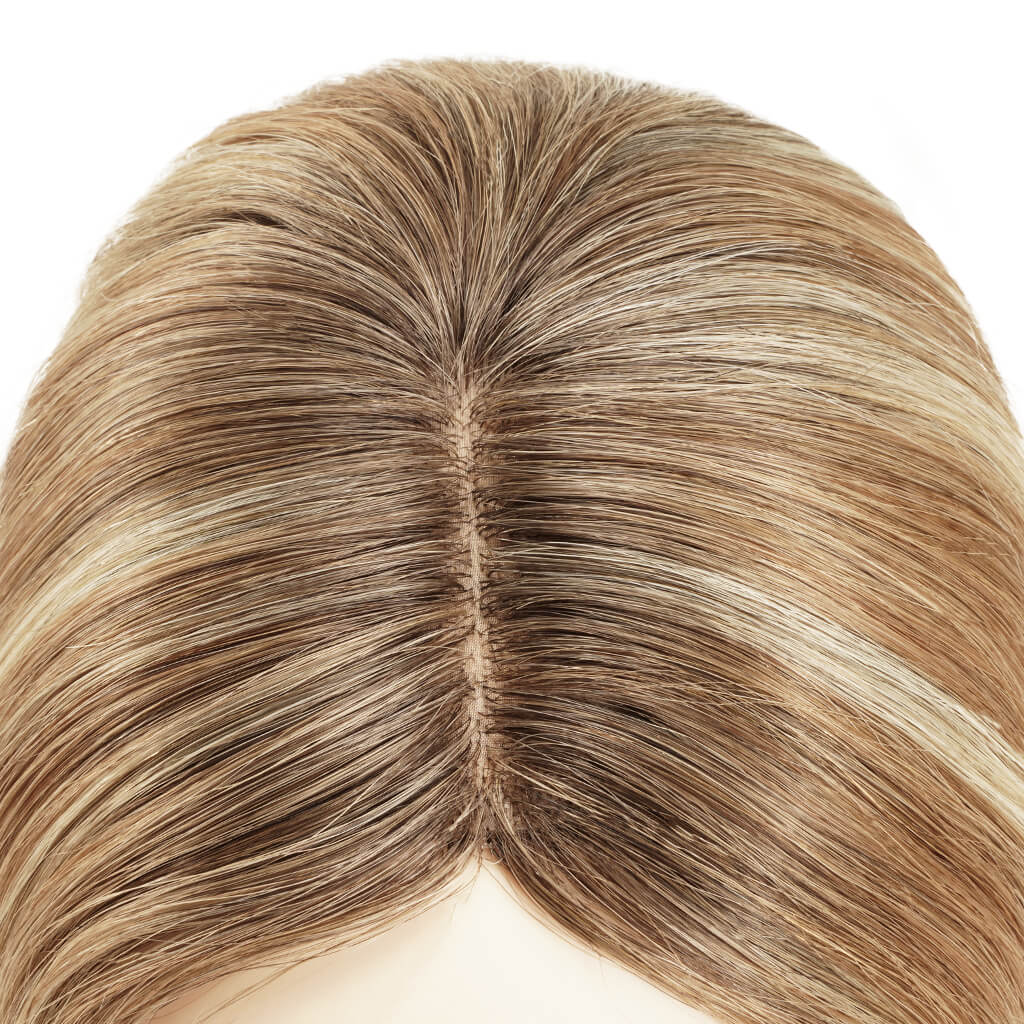 Silk Top Hair Toppers with Wefted Back for Women Wholesale