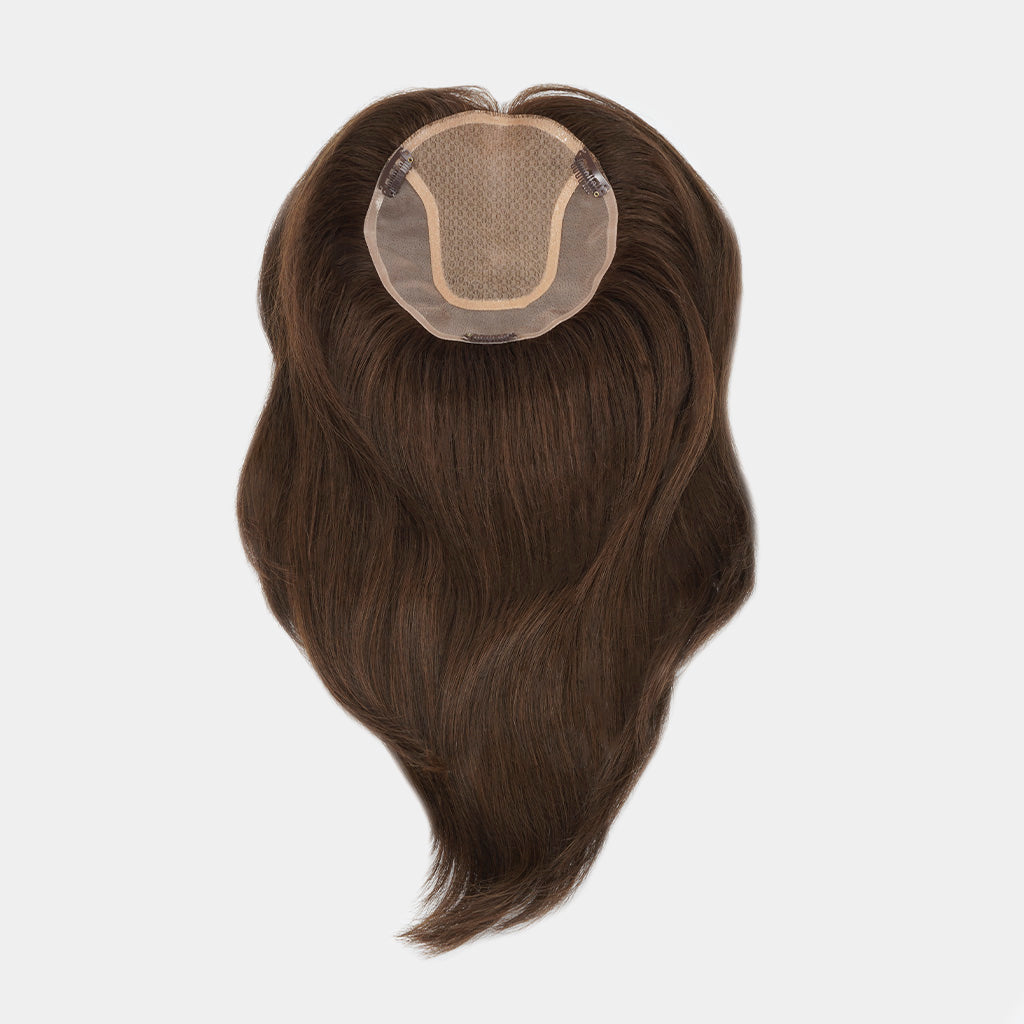 Top-Tier Silk Top Topper With Cuticle-Aligned Mongolian Hair