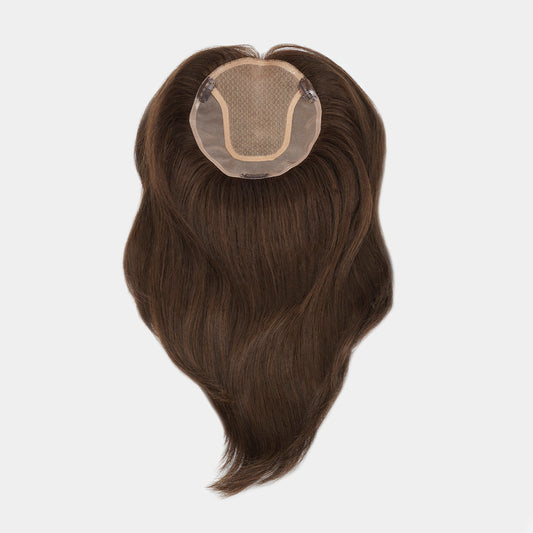 Top-Tier Silk Top Topper With Cuticle-Aligned Mongolian Hair