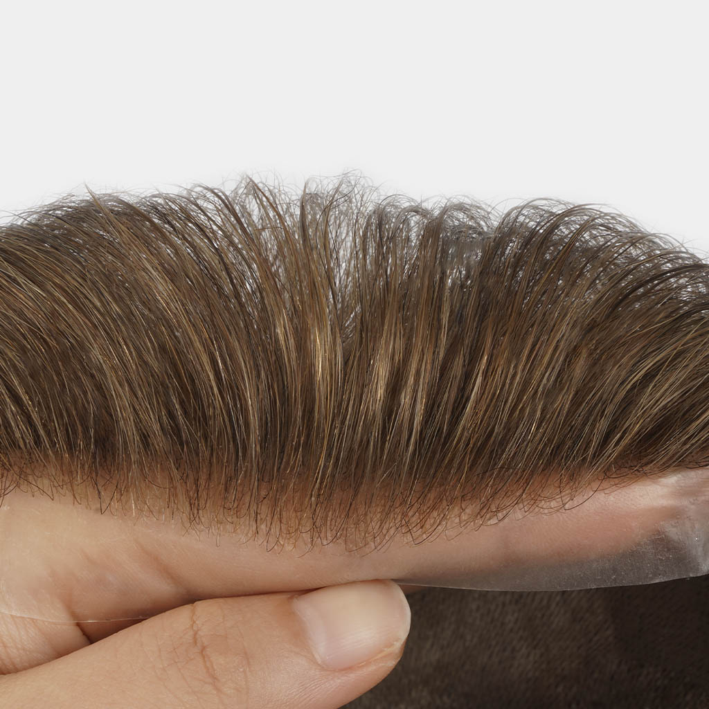 0.03mm Ultra Thin Skin Hair Systems for Men Human Hair Toupee Suppliers