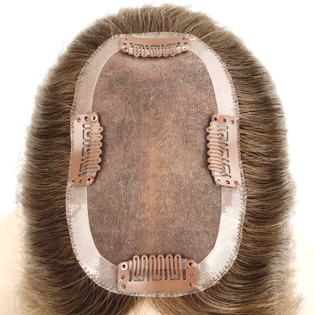 Stock Mono Hair Topper for a Thinning Crown Wholesale