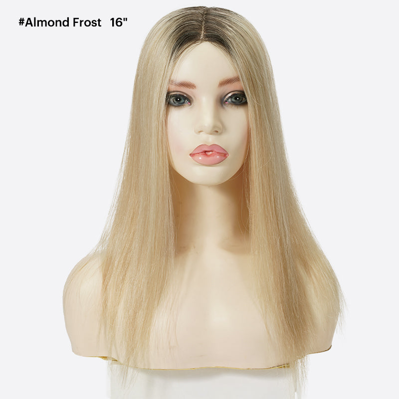 Rose Women’s Hair Toupee Is Mono Toupee With NPU Perimeter