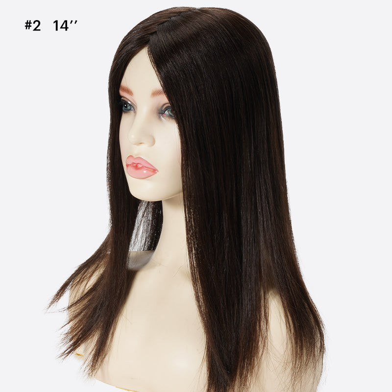 Tora Hair Topper With Virgin Hair Is Silk Top Mono Toppers