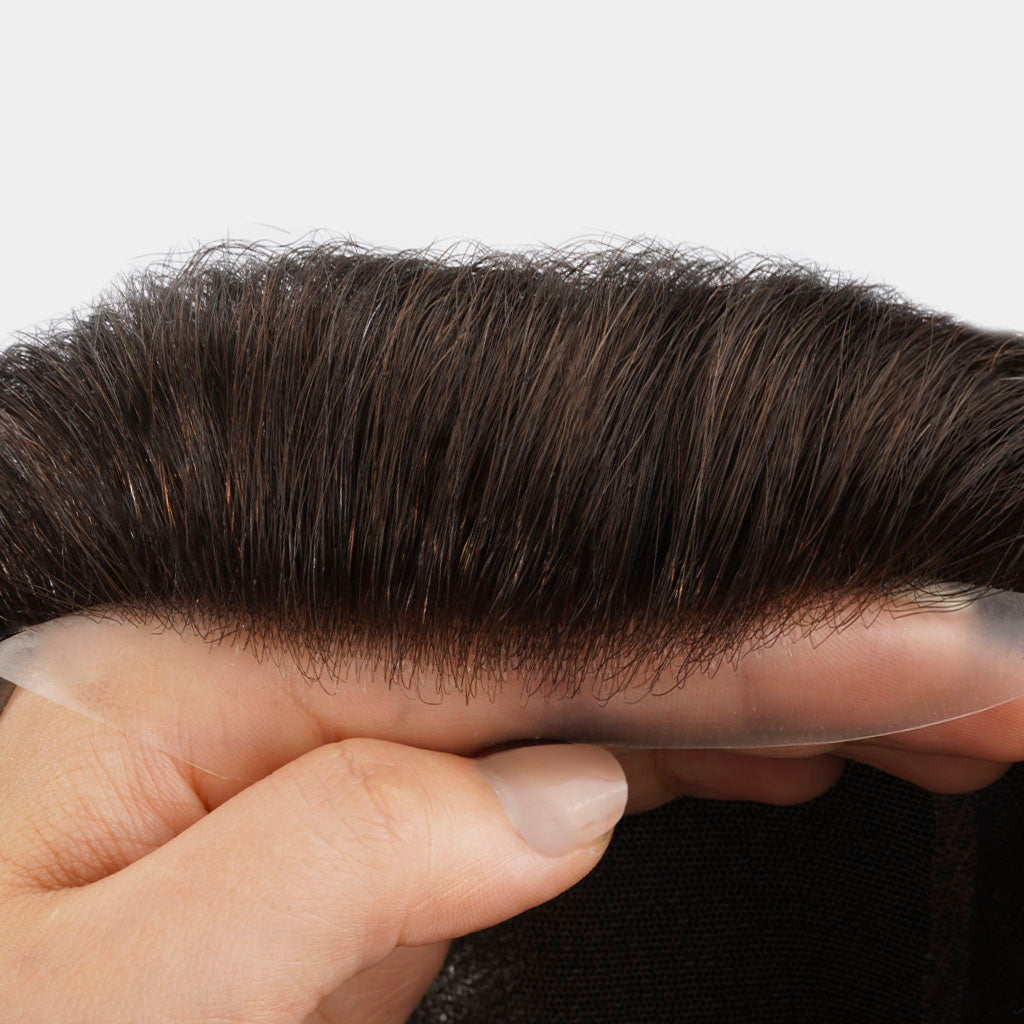 NEW AUSTRALIA French Lace Hair System Toupee With a Wider PU Perimeter