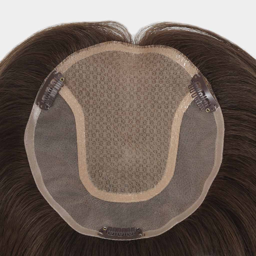 Top-Tier Silk Top Topper With Cuticle-Aligned Mongolian Hair
