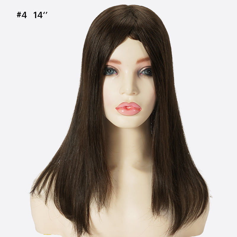 Women Hair Topper Is Fine Mono Hair Topper