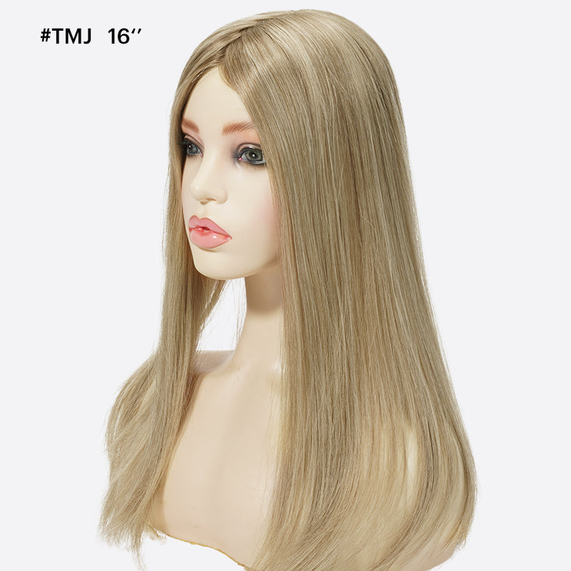 Women Hair Topper Is Fine Mono Hair Topper