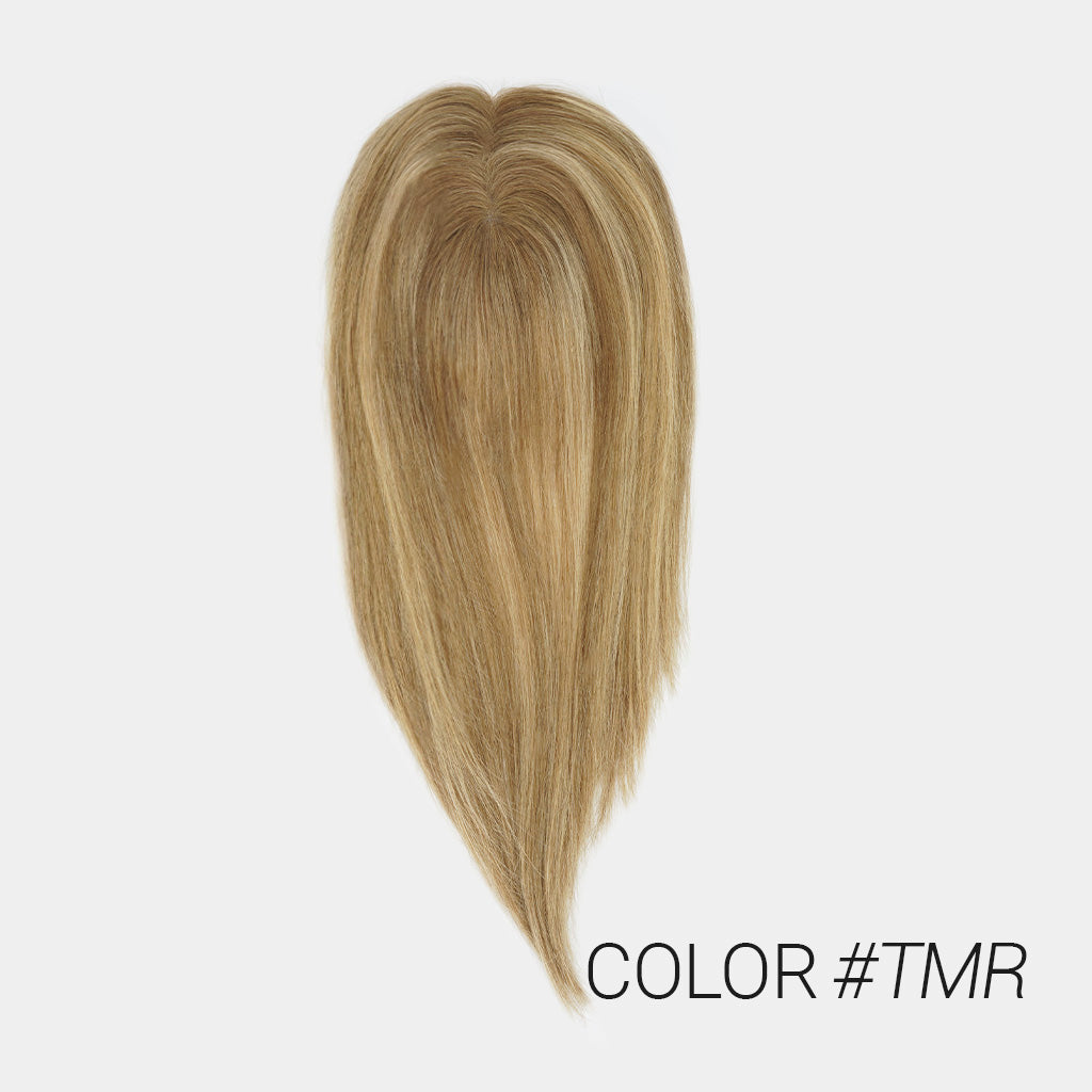 Hand-tied Mono Top Remy Human Hair Topper