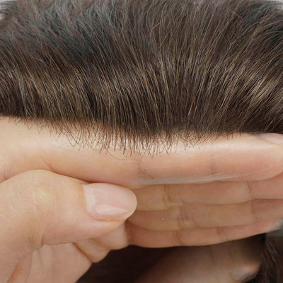 0.06mm Wholesale Thin Skin Hair Systems Men’s Toupee Hair Pieces Supplier