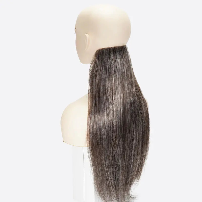 Lace With NPU Partial Topper Female Hair Replacement