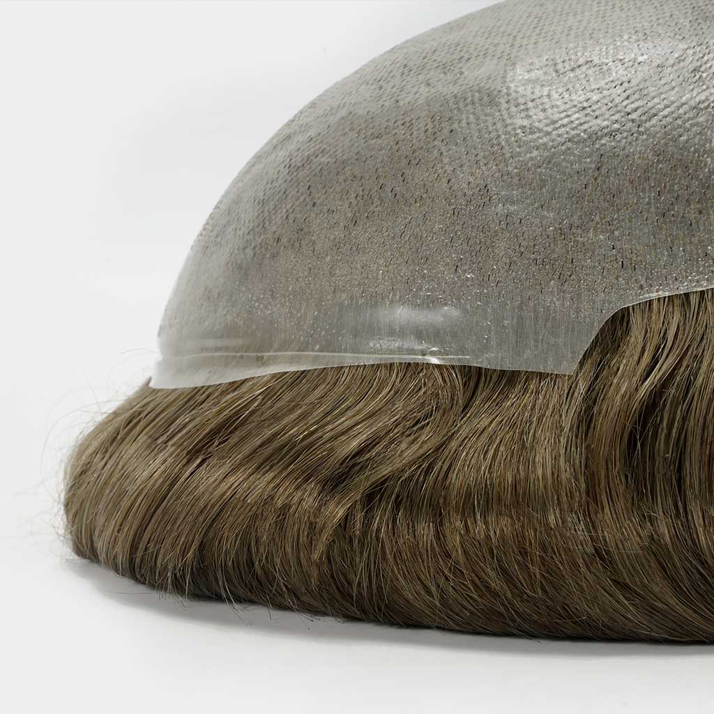 0.08mm Wholesale Skin Hair System for Men Thin Skin Toupee Factory
