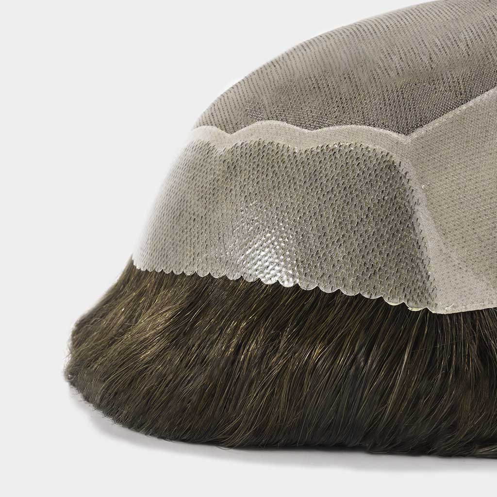 Monofilament Hair System Realistic High Quality Stock Toupee