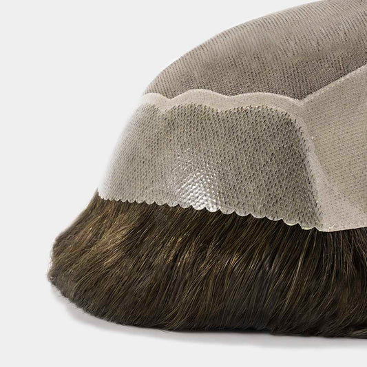 Monofilament Hair System Realistic High Quality Stock Toupee