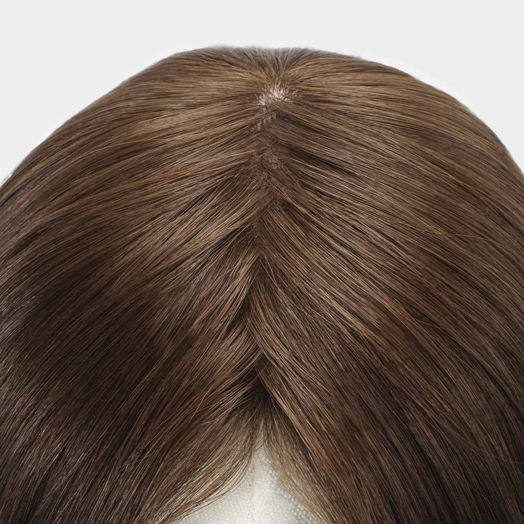 Top-Tier Silk Top Topper With Cuticle-Aligned Mongolian Hair