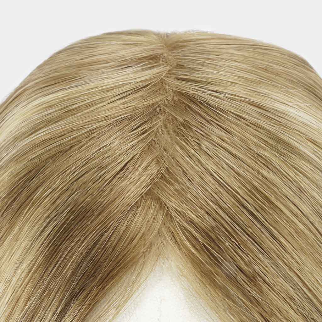 Hand-tied Mono Top Remy Human Hair Topper