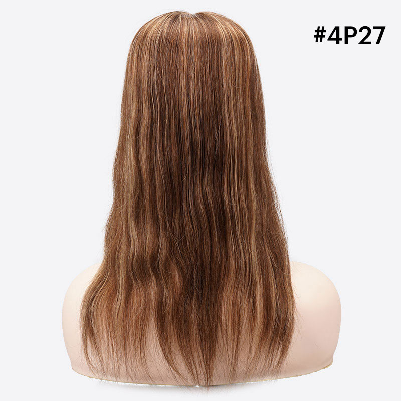 Human Hair Silk Top Topper Is Highlighted Hair Topper