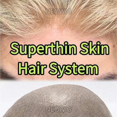 0.03mm Superthin Skin Hair Systems for Men