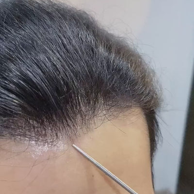 0.06mm Wholesale Thin Skin Hair Systems Men’s Toupee Hair Pieces Supplier