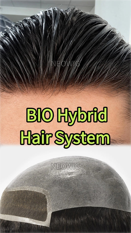 BIO Men's Lace Front Hairpiece Wholesale 0.08 mm Super Thin Skin